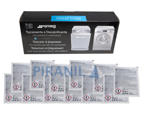 Порошок SMEG для видалення накипу та жиру (12 шт/упак), сашет 50 г - 903903