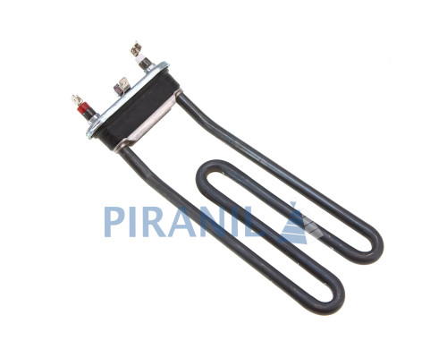 ТЕН 1800W L=195 мм для пральної машини Ariston, загнутий, з отвором - C00088218 / C00088399