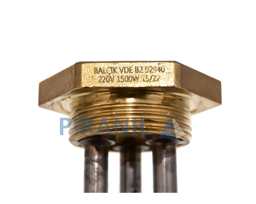 ТЕН Balcik для радіатора опалення (1500W, права різьба 1 1/4” / 42 мм, L=295/380 мм)