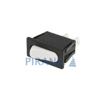 Кнопка-выключатель для кофеварки (CX 36, 16(4)A 250V), 2 контакта, белая