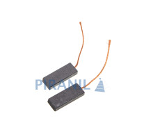 Щетки графитовые Coolman CB006CM для двигателя стиральной машины 5x13.5x32 мм (провод 80 мм), двуслойные ("сендвіч"), пара
