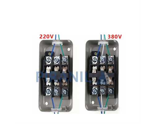 Кнопковий вимикач-роз'єднувач BS 230B (трифазний, 3.7 kW, до 500V)
