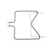 ТЕН для духовки Bauknecht, Privileg, Whirlpool (Sahterm 5W100010, 1150W), нижній - C00857528 (зам. 481010375734)