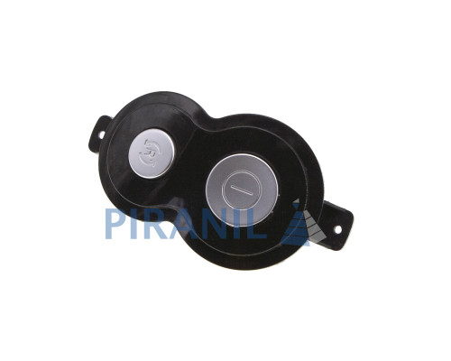 Кнопка декоративна + рамка для м'ясорубки Moulinex ME110130/JA0 - SS1530000143