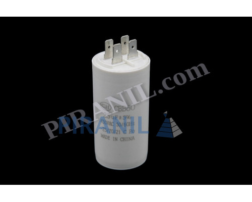Конденсатор CBB60 25 мкФ 450V, з клемами (CH)