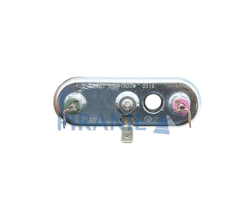 ТЕН 1800W L=186 мм для пральної машини Indesit, з отвором, без бортика (Kawai 14282) - C00255096