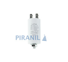 Конденсатор CBB60 6 мкФ 450V, з клемами, різьбовим кріпленням та гайкою (LPA)