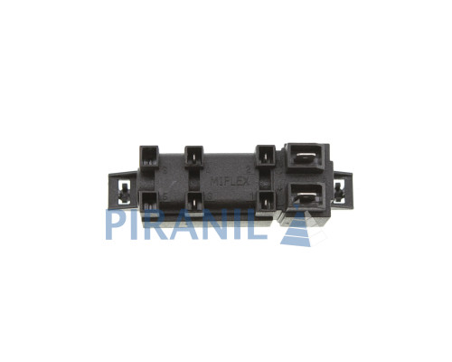 Блок підпалу (генератор іскри) для газової плити Amica, Hansa (Miflex W08-4T, 2 входи / 4 виходи) - 8049292 / 8069548