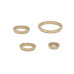 Комплект рассекателей+крышек для газовой плиты Ariston (4 шт) - C00053055