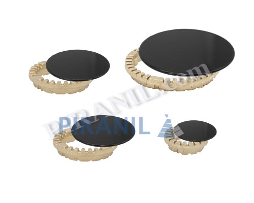 Комплект розсікачів+кришок для газової плити Ariston (4 шт) - C00053055 (уцінка)