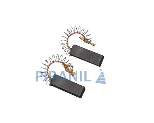 Щітки графітові для пральної машини Bosch, Siemens (SKL CAR002UN, 5x12.4x32 мм, клема 4.8 мм), двошарові ("сендвіч") - 00154740