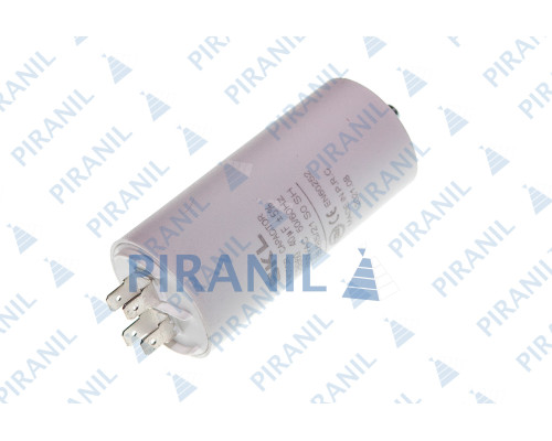 Конденсатор CBB60 40 мкФ 450V, з гайкою (SKL CAP533UN)