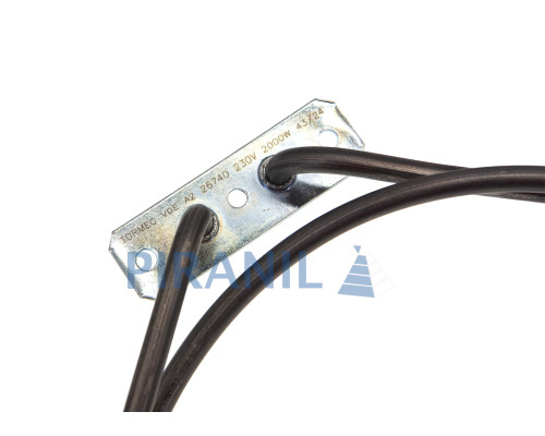 ТЕН конвекції для духовки Whirlpool, Indesit (Tormec VDE A2 26740, 2000W, d=180 мм) - 481225998406 (зам. 480121101186, C00311196)