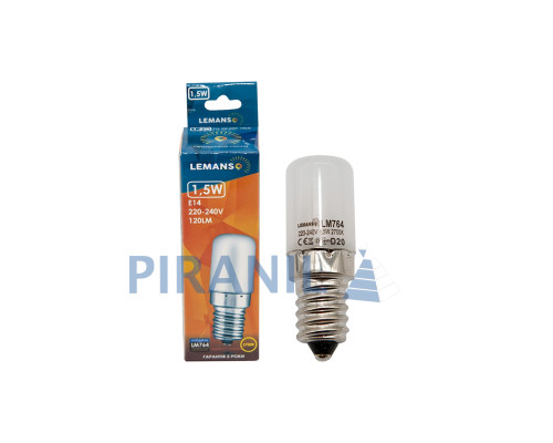 Лампа Lemanso LM764 світлодіодна (1.5W, 120LM, 230V, E14) для холодильника