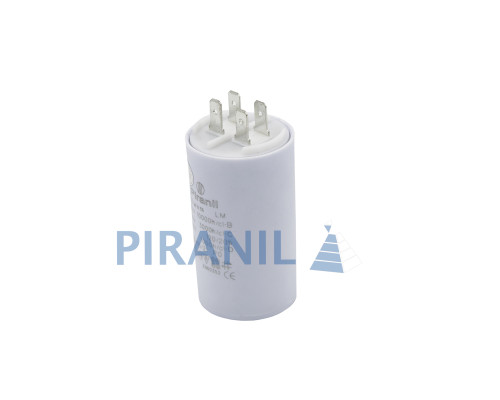 Конденсатор CBB60 20 мкФ 450V, з клемами (Piranil)