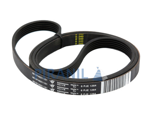 Ремінь 1264 J6 EL black (Hutchinson Poly.V 6 PJE 1264)