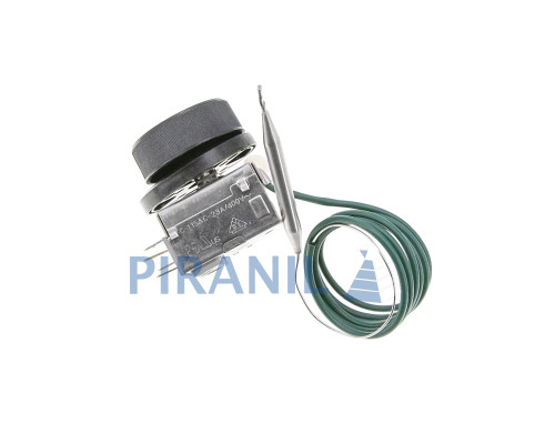 Термостат Tempomatic ZA120C-553-12U універсальний (400V 15(3)A, 30-120°C, L кап=1 м, колба 60 x 6.5 мм, ручка 17.2 мм x 4.8 мм)