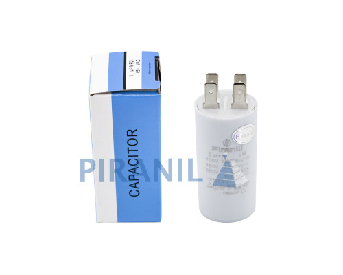 Конденсатор CBB60 5 мкФ 450V, з клемами (Piranil)
