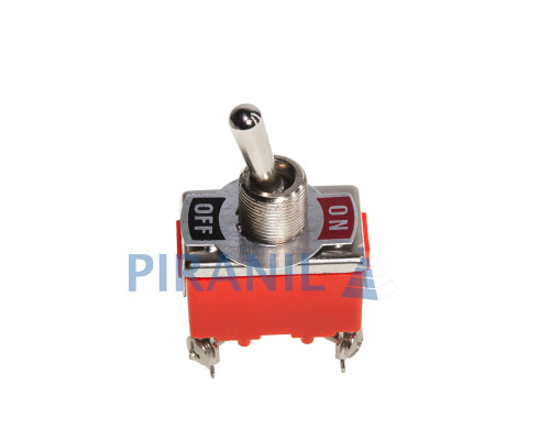 Тумблер 1221 (250V 15A), "ON / OFF", 4 контакти під болт М4