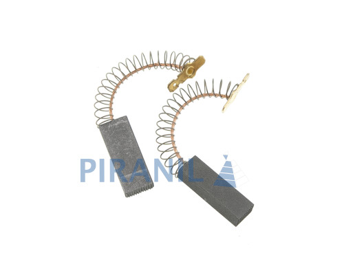 Щітки графітові для пральної машини Bosch, Siemens (Coolman CB009CM, 5x12.4x32 мм, клема 4.8 мм), одношарові - 00154740