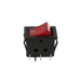 Кнопка QY604-201N (аналог KCD4) широкая (250V, 15A, 6 контактов)