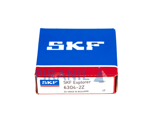 Підшипник SKF Explorer 6304-2Z (80304, 20x52x15 мм) (Італія / Болгарія)