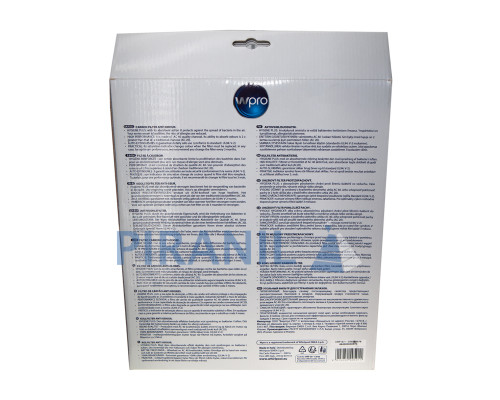 Фільтр вугільний Wpro для витяжки AEG, Elica, Whirlpool (225x210x30 мм) - 484000008575 / C00380078