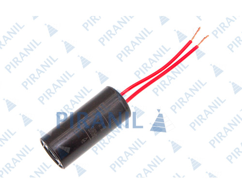Конденсатор для циркуляційного насоса CBB60 2.5 мкФ 450V, малий (25x48 мм), з дротами