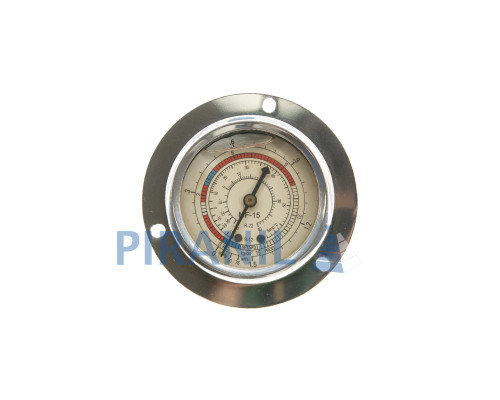 Манометр вібростійкий DSPH-1,5 (MF-15) 0-15 бар (R12/R22), в гліцерині