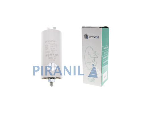 Конденсатор CBB60 45 мкФ 450V, з гайкою (DomoPart)