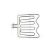 ТЕН для духовки Beko, Blomberg, 1500W+2000W, верхній (Sanal 1151120080, 230V, 345x385 мм) - 262100004