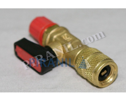 Кран 1/8'' на шланг (R12/R22/R134)