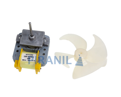 Вентилятор SKL MTF727RF для системи No Frost холодильника універсальний (220V, 10W, вал 38 мм) + крильчатка 100 мм