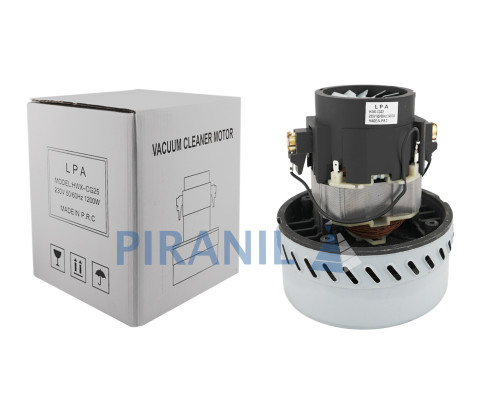 Двигун LPA HWX-CG25 167mm (H=167 мм, d=143 мм, 1200W), для миючого порохотяга Thomas, Soteco, двостадійний