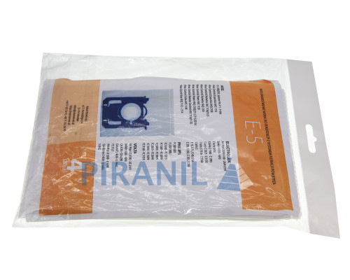 Набір мішків одноразових S-Bag Classic E-5 для порохотягів Philips FC8021/03 - 883802204010 (4 шт)