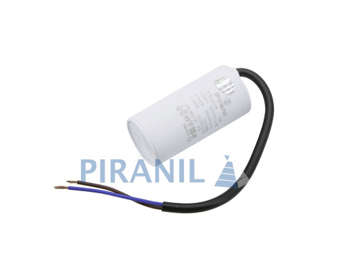 Конденсатор CBB60 25 мкФ 450V, з дротами (Piranil)