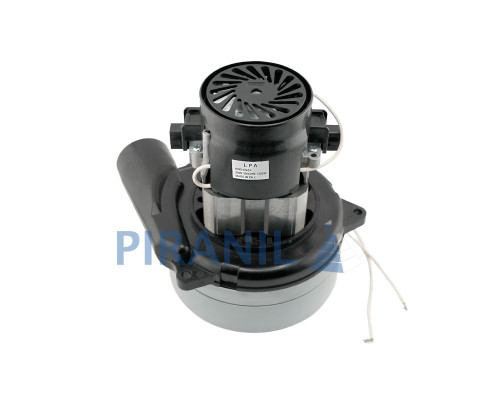 Двигатель LPA HWX-CG24 (H=181 мм, d=144 мм, 1200W), для моющего пылесоса, двухстадийный, с патрубком