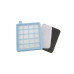 Комплект фильтров FC8058/01 для пылесоса Philips PowerPro (432200493801+микрофильтры) (оригинал)