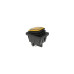 Кнопка FiLN KCD4 (250V, 16A) 4 контакти, із захистом, жовта