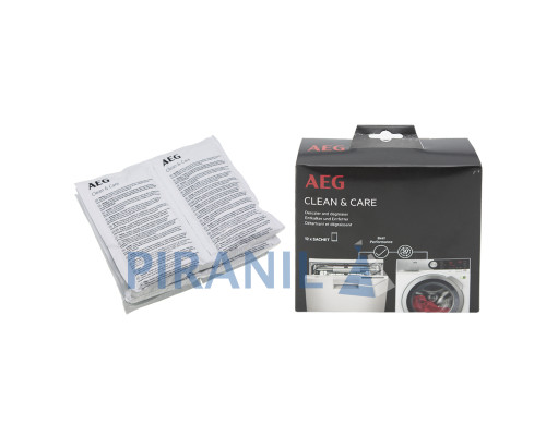 Порошок від накипу AEG Clean & Care (12 шт/упак), сашет - A6WMDW12 / 9029798056
