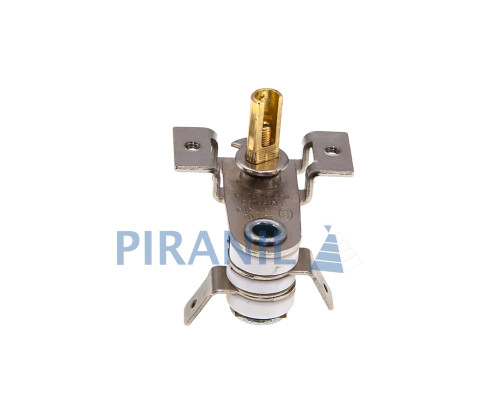 Термореле KST-168 / KST228 (250V 16A T250, 190°C), зігнуті ніжки під 180°, ручка 12 мм, отвори 2 мм
