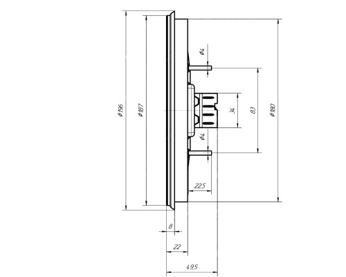 Конфорка для электроплиты Beko, Candy, Electrolux (EGO 19.18484.002, 2000W, D=180 мм) - 3051784258 / 49014164 / 162100055