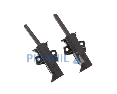 Щітки двигуна Bosch, Electrolux, Candy (5x12.5x41 мм, клема 4.8 мм), з щіткотримачем (L) - 50226588007 / 481281719417 / 81451998 / 00145071, пара