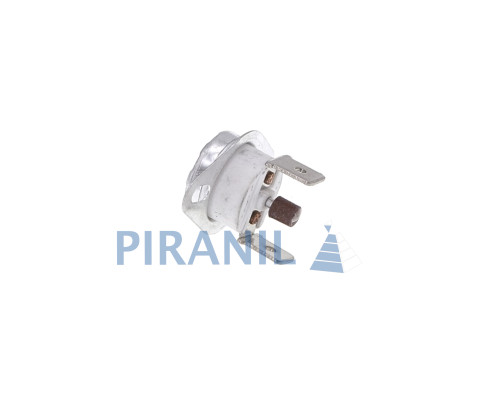 Термореле KSD 301 / KSD 303 (80°C 10A, 250V), з кнопкою, ніжки вниз