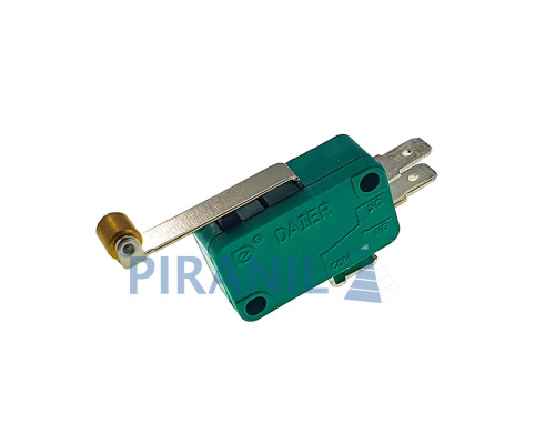 Мікровимикач Daier KW1-103-7 (250V, 16(4)A, 28x16x10 мм), важіль 28 мм з роликом