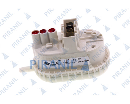 Пресостат (реле рівня) для пральної машини Amica, Hansa (invensys B1-202d, 589/245/1668) - 8013109