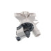Насос (помпа) для пральної машини Candy, Hoover (Hanyu B20-6A01 9010873, 30W), під три саморізи, клемник під фішку - 41018403