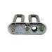 ТЕН 1800W L=170 мм для пральної машини Ariston, підігнутий, з отвором - 11242 / C00081837 / C00087188 / 159AR09