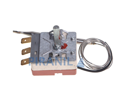Термостат Whicepart MC01A02000R для бойлера (400V 10A (250V 16A), 30-95°C, L кап=0.76 м, колба 81 x 6 мм), з ручкою