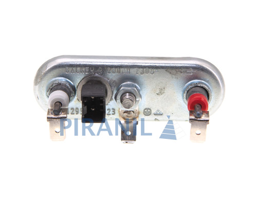 ТЕН 2000W L=200 мм для пральної машини Hansa, Kaiser, з термодатчиком (Backer P) - 8011444